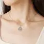 TRISHULA Tree of Life/Panda/Star/Celtic Knot/Sloth Pendant Necklace, Hypoallergenic Family Tree Necklace Jewelry Gift for Women Men Girls 18+2 Extender (Gift Box Included)