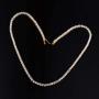 VOLUKA CZ Tennis Chain for Women Men White Gold/Rose Gold/Gold Plated Necklaces VOLUKA CZ Tennis Chain for Women Men White Gold/Rose Gold/Gold Plated Necklaces