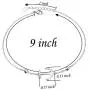 S925 Sterling Silver Anklet for Women Girl Boho Beach Charm Adjustable Foot Ankle Bracelet Jewelry Birthday Gift