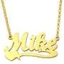 YINSHIFU Name Necklace Personalized Name Plate Pendant Necklace with Heart in 18K Gold Plated YINSHIFU Name Necklace Personalized Name Plate Pendant Necklace with Heart in 18K Gold Plated