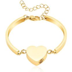 constantlife Cremation Bracelet for Ashes Memorial Jewelry Stainless Steel Heart Shape Urn Pendant Chain Ashes Holder Funeral Keepsake