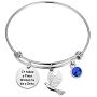 HOLLP 1920 Sorority Navy Jewelry It Takes A Finer Women to Be A Zeta Pigeon Bracelet Greek Sorority Inspired Gift for Finer Women