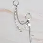 ecobuty Army Earrings Gift Stud Punk Earrings for Women Men Army Gift