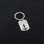 ENSIANTH Sailors Gift A Smooth Sea Never Made A Skilled Sailor Keychain Anchor Jewelry for Sailing Enthusiast ENSIANTH Sailors Gift A Smooth Sea Never Made A Skilled Sailor Keychain Anchor Jewelry for Sailing Enthusiast