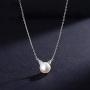 HZJCC Artificial pearls pendant cat necklace for women white gold plated chain Adjustable necklace Jewelry gift