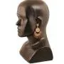 Touchstone''Tribal Bohemian Chic'' Indian Bollywood pretty fringes and floral theme ethnic south Indian Chandbali Moon bridal designer jewelry chandelier earrings for women Touchstone''Tribal Bohemian Chic'' Indian Bollywood pretty fringes and floral theme ethnic south Indian Chandbali Moon bridal designer jewelry chandelier earrings for women