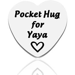 Pocket Hug Token Gift Long Distance Grandma Jewelry Gift for Grandmother