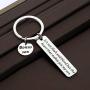 Zuo Bao Bonus Son Keychain Son in Law Stepson Gift Its Not Flesh and Blood But The Heart That Makes You My Son Adoption Gift