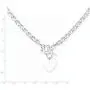 JewelryWeb Italian 925 Sterling Silver Heart Tag Disc Fancy Toggle Necklace - 18 Inch JewelryWeb Italian 925 Sterling Silver Heart Tag Disc Fancy Toggle Necklace - 18 Inch