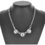 Snap Jewelry Mini 12mm Designer Necklace Length 18'' Holds Triple - 3 Mini Snaps My Prime Gifts
