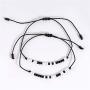 Zling I Love You Morse Code Bracelet Couples Matching Bracelets for Him and Her Boyfriend and Girlfriend Mother and Daughter Set of 2 Bracelets