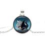 Fierce Animal Dragon Necklace Handmade Charm Jewelry Couples Black and White Dragon Pendant Gift
