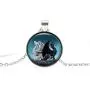 Fierce Animal Dragon Necklace Handmade Charm Jewelry Couples Black and White Dragon Pendant Gift