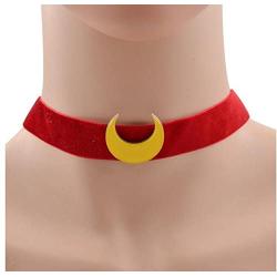 3Pack Sailor Moon Choker Necklace Charm Pendant with Cosplay Bracelet
