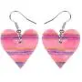 WEVENI Acrylic Valentines Day Blue Red Heart Earrings Dangle Drop Fashion Jewelry For Women Girls Charm Gift WEVENI Acrylic Valentines Day Blue Red Heart Earrings Dangle Drop Fashion Jewelry For Women Girls Charm Gift