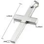 Ouslier 925 Sterling Silver Simple Unisex Mens Cross Pendant Jewelry Ouslier 925 Sterling Silver Simple Unisex Mens Cross Pendant Jewelry