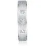 Solid Unisex Comfort Fit Sterling Silver 5mm Sandblasted Finish Ring Simulated Diamond Wedding Band Solid Unisex Comfort Fit Sterling Silver 5mm Sandblasted Finish Ring Simulated Diamond Wedding Band