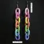 DAMLENG Funny Lightweight Resin Rainbow Chain Dangle Drop Earrings Fashion Unique Acrylic Cool Weird Transparent Color Earrings for Women Girls DAMLENG Funny Lightweight Resin Rainbow Chain Dangle Drop Earrings Fashion Unique Acrylic Cool Weird Transparent Color Earrings for Women Girls