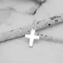 Sterling Silver Mini Cross Charm Pendant