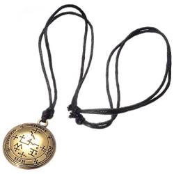 fishhook Key of Solomon The Sigil of The Archangel Samael for Magical Intentions Necklace