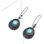 Minagoo Boho Dangle Earrings for Women Flower Bohemian Drop Jewelry