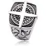 Gungneer Compass Ring for Men Stainless Steel Protective Lucky Charm Amulet United State Navy Jewelry Accessory Gungneer Compass Ring for Men Stainless Steel Protective Lucky Charm Amulet United State Navy Jewelry Accessory