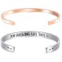 Melix Home You Fucking Got This Inspirational Bracelets for Women Stainless Steel Engraved Motivational Friend Encouragement Jewelry 