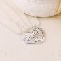 Luvalti Best Friends Forever Heart Necklaces - Set of 3 Friendship Necklaces - Family and Friends Jewelry