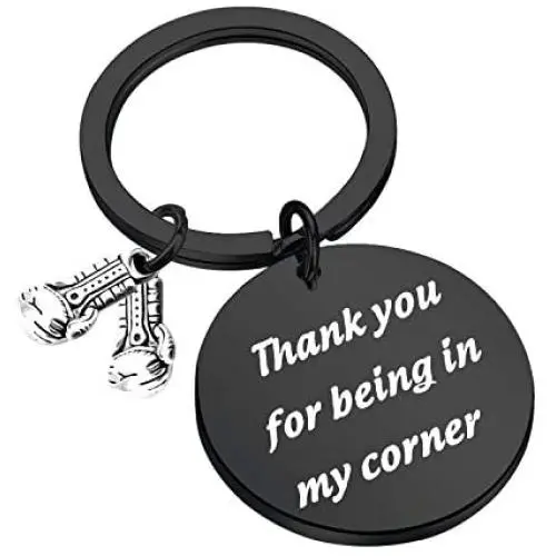 CENWA Boxing Gift Boxing Gloves Keychain Sports Gift Thank You for Being in My Corner Gifts for Boxers Boxing Coach CENWA Boxing Gift Boxing Gloves Keychain Sports Gift Thank You for Being in My Corner Gifts for Boxers Boxing Coach