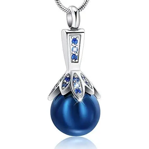 memorial jewelry Pearl Urn Cremation Necklace Jewelry Ashes Holder for Women memorial jewelry Pearl Urn Cremation Necklace Jewelry Ashes Holder for Women