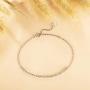 NINAMAID Morse Code S925 Sterling Silver Bracelet for Women Beads Jewelry Mother Inspirational Bracelet Mothers Day Birthday Gift for Mom Women Girls