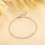 NINAMAID Morse Code S925 Sterling Silver Bracelet for Women Beads Jewelry Mother Inspirational Bracelet Mothers Day Birthday Gift for Mom Women Girls
