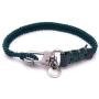 Mens Hand-Knotted Chevron Bracelet - Green