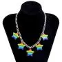 yfstyle LGBT Lesbian Pride Star Charm Necklace Gift for Women & Girl LGBTQ Rainbow Choker Necklace for Girlfriend Jewelry Gift for Valentine’s Day yfstyle LGBT Lesbian Pride Star Charm Necklace Gift for Women & Girl LGBTQ Rainbow Choker Necklace for Girlfriend Jewelry Gift for Valentine’s Day