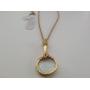 1928 Jewelry Gold Toned Magnifying Glass Necklace 1928 Jewelry Gold Toned Magnifying Glass Necklace