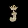 FW Jewelry Bling Iced Out Letter Chains Hip Hop Silver Gold Crown Initial Pendants for Men from A to Z FW Jewelry Bling Iced Out Letter Chains Hip Hop Silver Gold Crown Initial Pendants for Men from A to Z