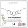 SOULMEET 60th 50th 40th 30th Birthday Bracelet Gifts for Women, Each Sterling Silver Circle for A Fabulous Decades