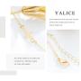Yalice Minimalist Cross Choker Necklace Sideway Horizontal Necklace for Women and Girls