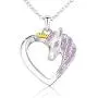 Apeso Unicorn Necklace Heart Crystal Pendant Jewelry Anniversary Birthday Gifts for Women Girls … Apeso Unicorn Necklace Heart Crystal Pendant Jewelry Anniversary Birthday Gifts for Women Girls …