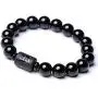 Rustenhof Natural Crystal Obsidian Stone Bead Bracelet with Dragon or Phoenix Totem Cylinder Bead Men or Women Chain Famous Fashion 12MM 10MM Rustenhof Natural Crystal Obsidian Stone Bead Bracelet with Dragon or Phoenix Totem Cylinder Bead Men or Women Chain Famous Fashion 12MM 10MM