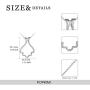 Zoeniya Sterling Silver Ring Holder Necklace Pendant Jewelry for Women Gifts