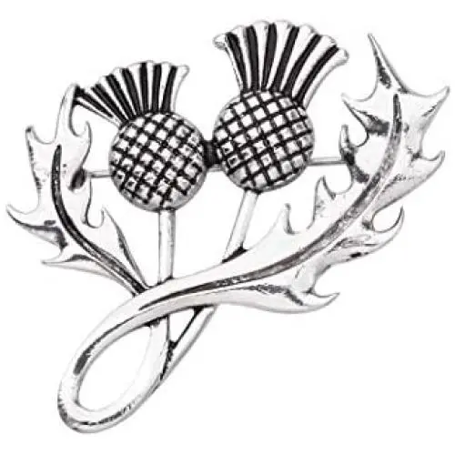 CENWA Outlander Inspired Jewelry Double Scottish Thistle Brooch Pin Sassenach Scottish Outlander Gift Scottish Brooch CENWA Outlander Inspired Jewelry Double Scottish Thistle Brooch Pin Sassenach Scottish Outlander Gift Scottish Brooch