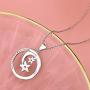 C&U 925 Sterling Silver for Mom Necklace Star Necklace I Love You Forever Pendant Necklace Jewelry Gifts for Women Mom Daughter Wife Girls