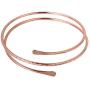 MANZHEN Adjustable Arm Bracelet Upper Arm Gold Swirl Armband Charm Simple Cuff Jewelry Accessories