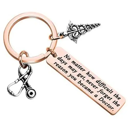 Doctor Gift Doctor Keychain Caduceus Charm Medical Doctor Jewelry Gifts for Graduation Birthday Christmas Doctor Gift Doctor Keychain Caduceus Charm Medical Doctor Jewelry Gifts for Graduation Birthday Christmas