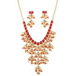 Touchstone Indian Bollywood Handcrafted Traditional Royal Mughal Kundan Polki Meenakari Enamel Colorful Wedding Designer Jewelry Necklace Choker Set in Gold and Silver Tone for Women.