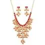 Touchstone Indian Bollywood Handcrafted Traditional Royal Mughal Kundan Polki Meenakari Enamel Colorful Wedding Designer Jewelry Necklace Choker Set in Gold and Silver Tone for Women. Touchstone Indian Bollywood Handcrafted Traditional Royal Mughal Kundan Polki Meenakari Enamel Colorful Wedding Designer Jewelry Necklace Choker Set in Gold and Silver Tone for Women.