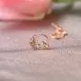 AOBOCO Butterfly Dream Earrings Sterling Silver Earrings Embellished with Crystals from Austria, Hypoallergenic Dangle Drop Earrings, Fine Jewelry Gifts for Women