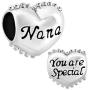 Casa De Novia for European Charm Bracelets Heart Love Nana