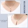 Minicremation Cremation Ashes Jewelry Cube Bar Urn Necklace for Ashes Crystal Memorial Locckets Keepsake Pendants Cremation Jewelry